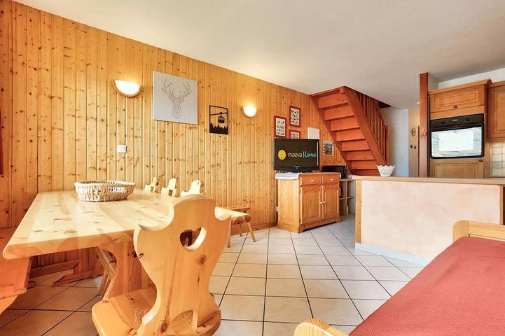 Chalet pour 8 personnes, avec balcon à Bessans