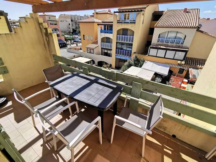 Gîte pour 5 personnes, avec terrasse dans Port Barcarès