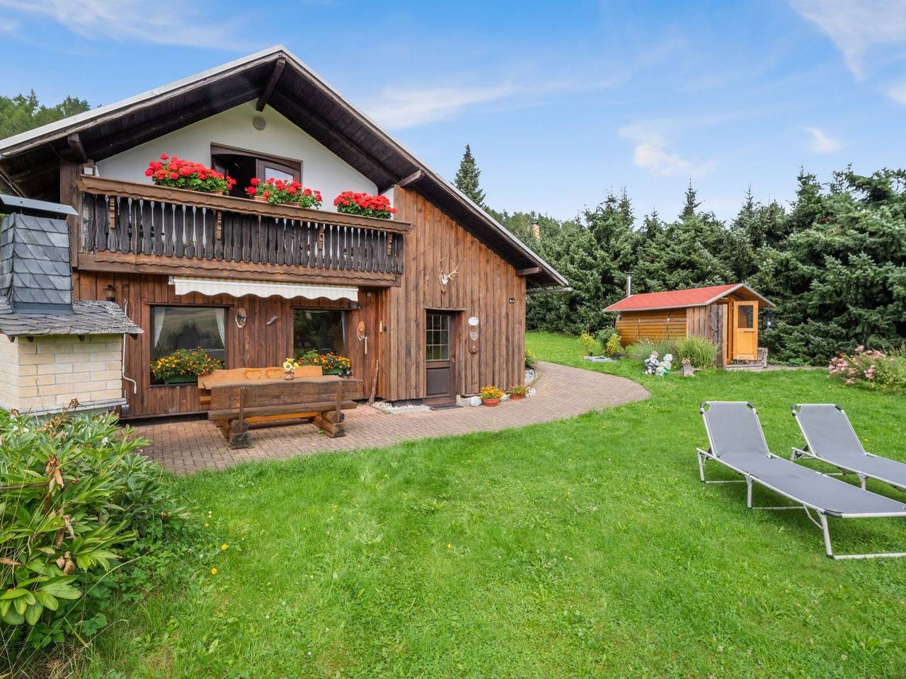 Fh Panoramablick in Piesau, Ostthüringen