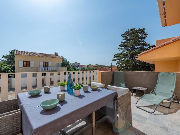 Gîte pour 4 personnes, avec Terrasse dans Plage du Village (Le Barcares)