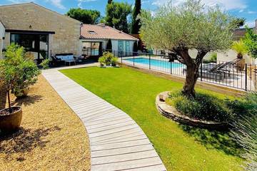 Gîte pour 4 personnes, avec jardin à Vendargues