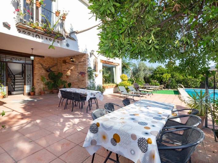 Casa rural para 12 personas, con piscina además de jardín y terraza en Valle de Lecrín - 4