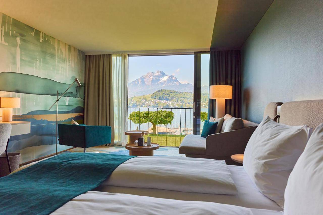 Hermitage Lake Lucerne - Beach Club & Lifestyle Hotel in Lucerna, Lago dos Quatro Cantões