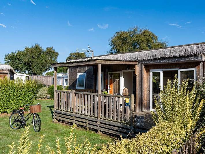 Camping Les Alizés - Mobilheim 8 personen - Premium Exotic 32m² in Lannion, Ceinture Dorée