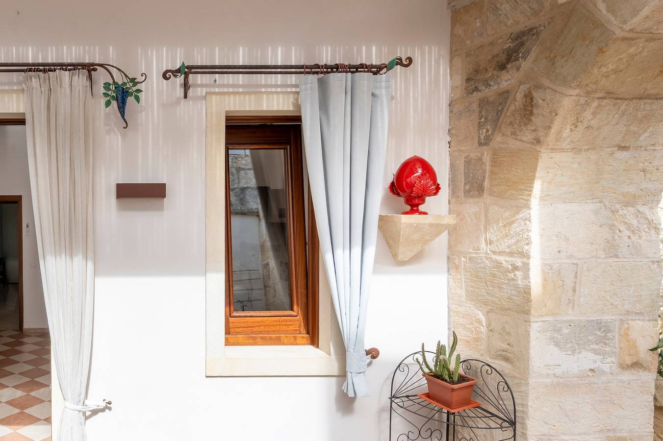 Ganze Wohnung, Ferienwohnung 'Corte Curatolo - Ciuri' mit Gemeinschaftsterrasse, Wi-Fi und Klimaanlage in Martano, Lecce Provinz