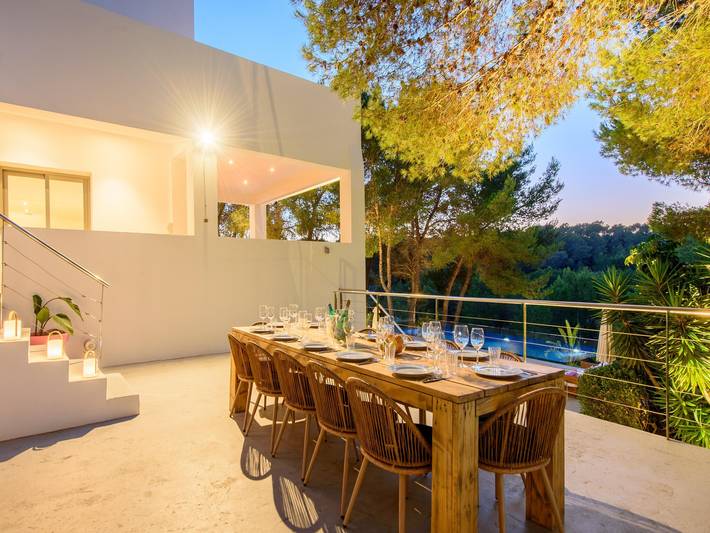 Chalet para 12 personas, con terraza y piscina, Se admiten mascotas en Ibiza - 4