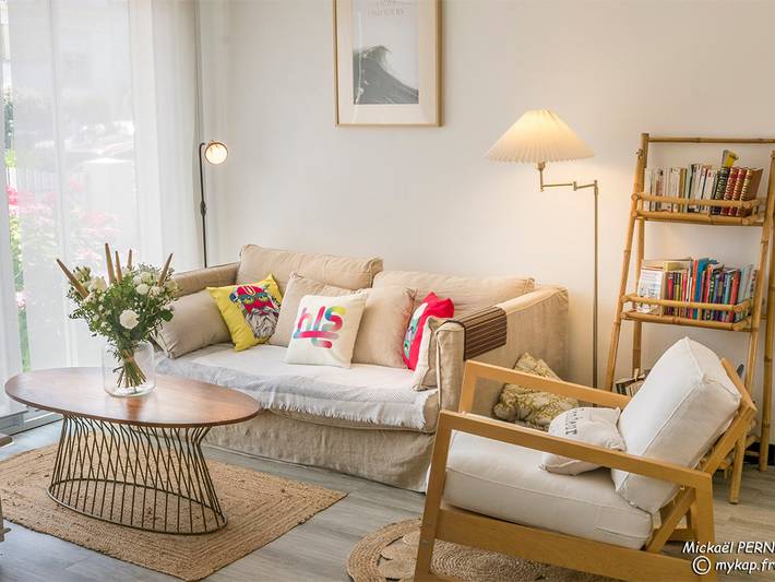 Ganze Wohnung, 3-Zimmer-Wohnung mit Garten, nähe Strand und Zentrum in Larmor-Plage in Larmor-Plage, Côte des Mégalithes