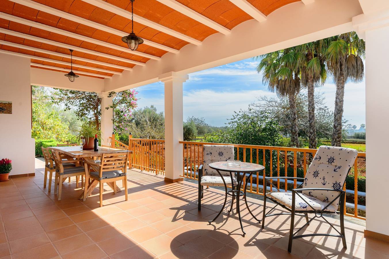 Villa "S'hort des Baladres Ibiza" with Sea View, Pool & Wi-Fi in Santa Eulària des Riu, East Ibiza