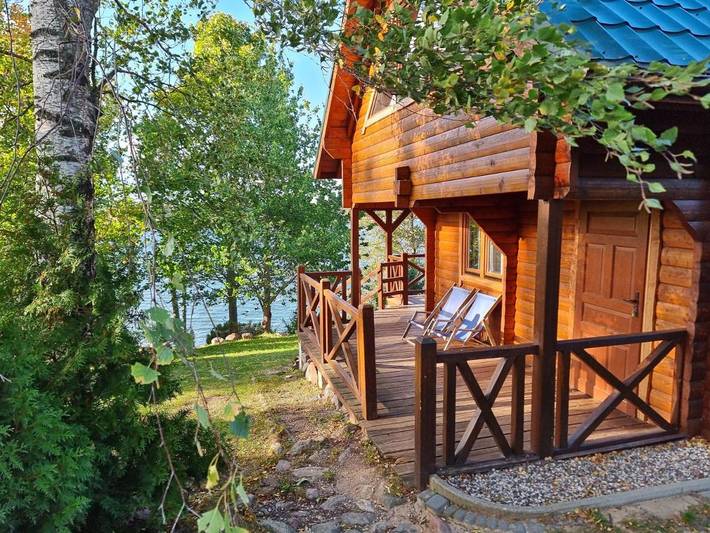 Dom dla 9 osób, z widok i taras, zwierzęta dozwolone w Ryn