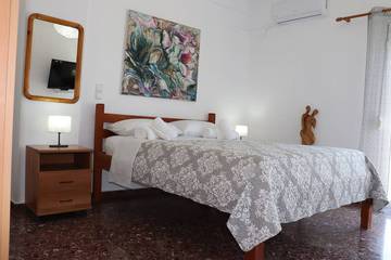 Gîte pour 3 personnes, avec jardin et balcon dans Ierápetra