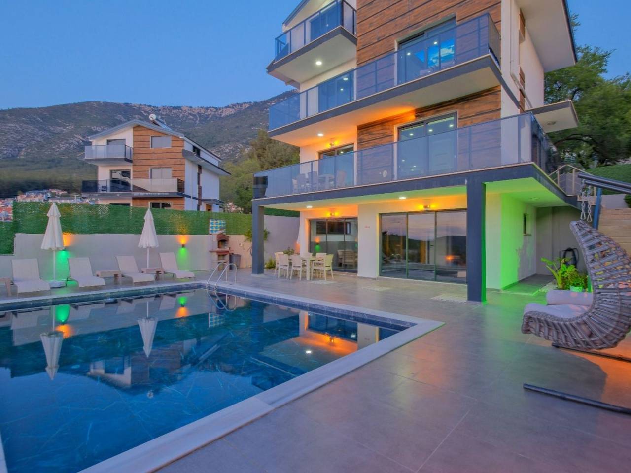 Casa de vacaciones para 8 personas con piscina in Fethiye, Muğla