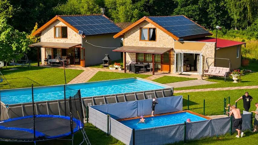 Luxus-Ferienhaus für 6 Personen, mit Pool und Garten