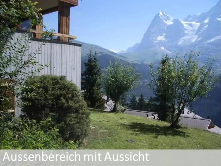 Ferienwohnung für 3 Personen, mit Garten in Mürren
