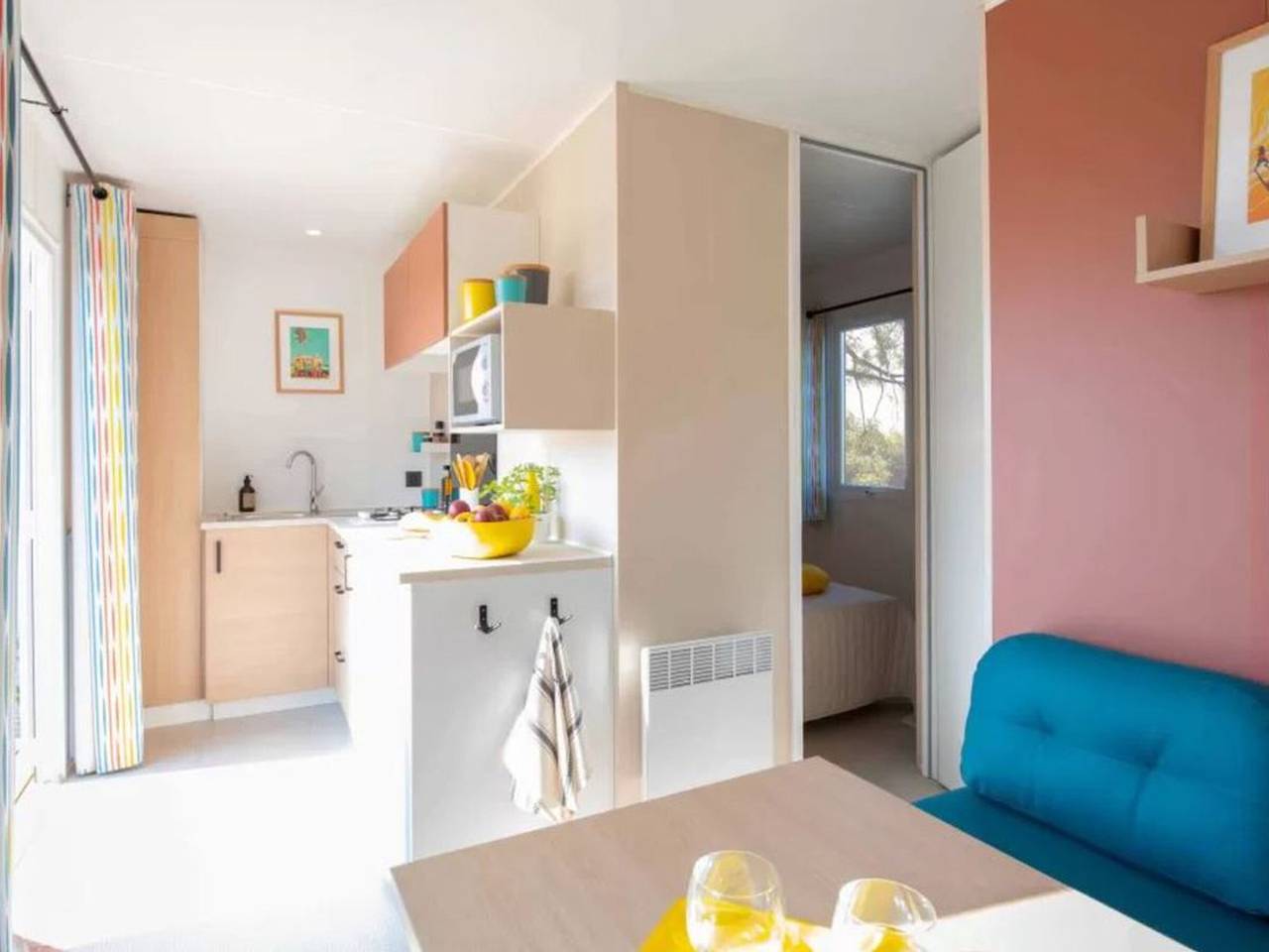 Mobilheim mit Terrasse - 4 Pers. in Visan, Enclave de Valreas