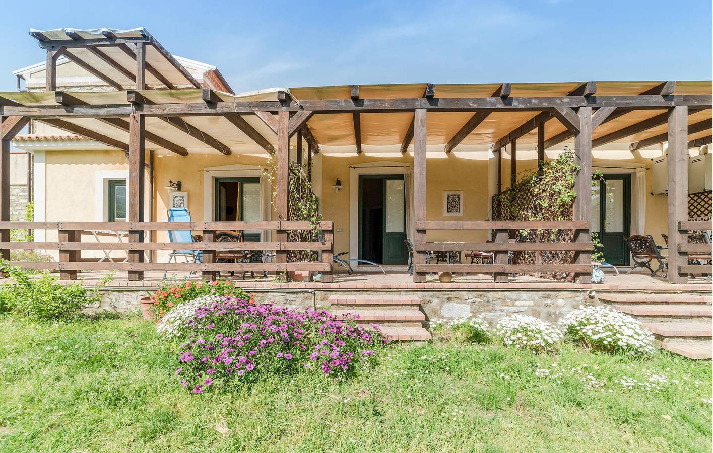 Appartamento intero, Appartamento con giardino sulla spiaggia e parcheggio in Alano Castellabate, Cilento