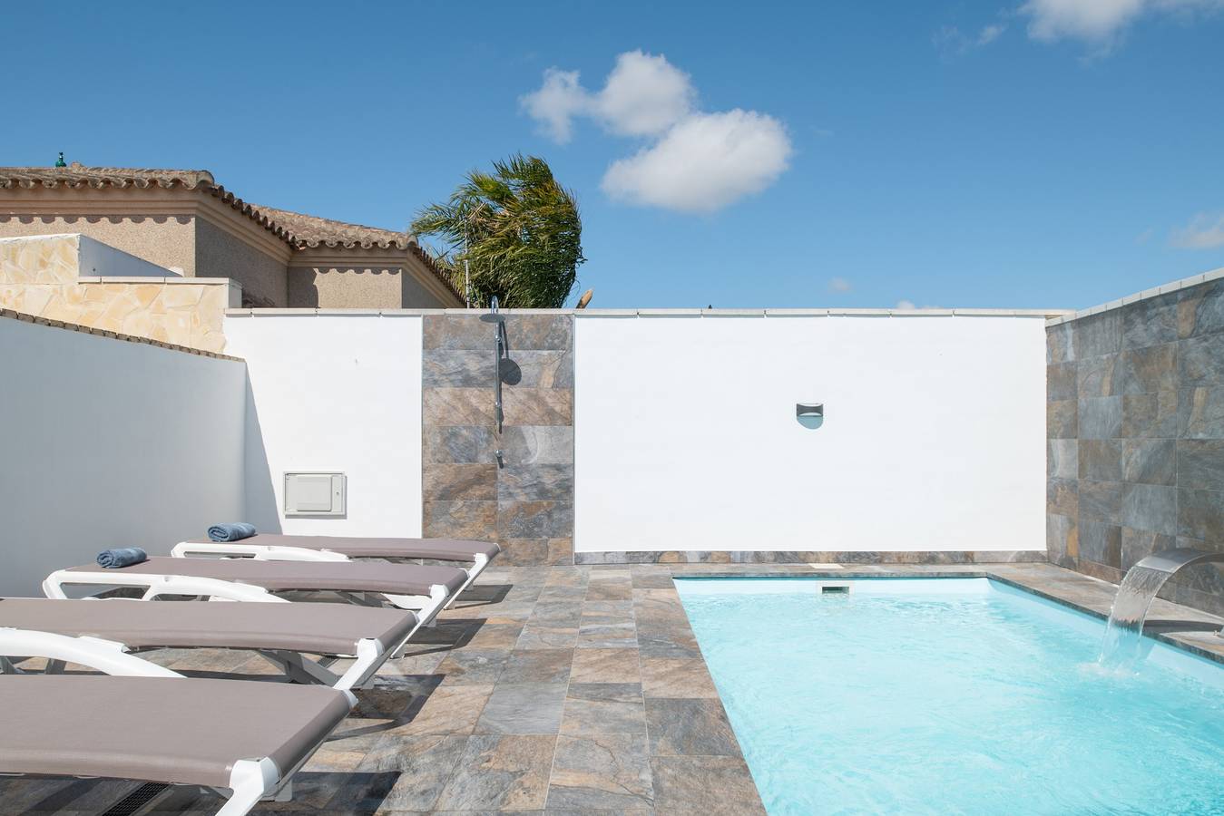 Casa de vacaciones 'El Rincon Del Sur 1' con piscina privada, Wi-Fi y aire acondicionado in Barrio Nuevo, Chiclana de la Frontera