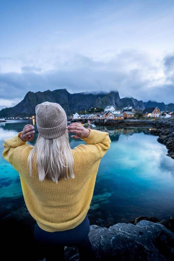 Chalet für 6 Personen, mit Terrasse und Ausblick auf den Lofoten - 3