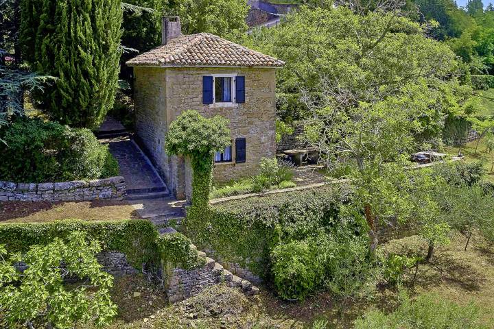 Ferienhaus Funtana * einzigartiger Ausblick, Garten mit Grill in Grožnjan, Općina Grožnjan