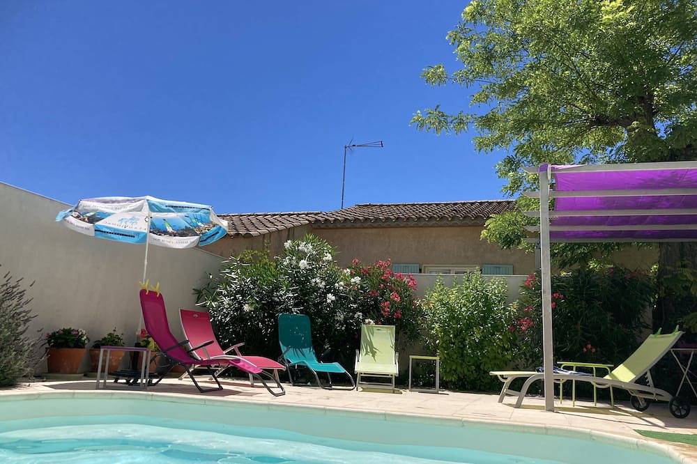 Terrasse du Moulin - Maison de village du 19ème siècle avec vue piscine et terrasse in Nissan-lez-Enserune, Côte méditerranéenne (France)