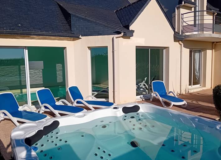 Villa pour 10 personnes, avec jardin ainsi que jacuzzi et balcon dans le Morbihan - 4