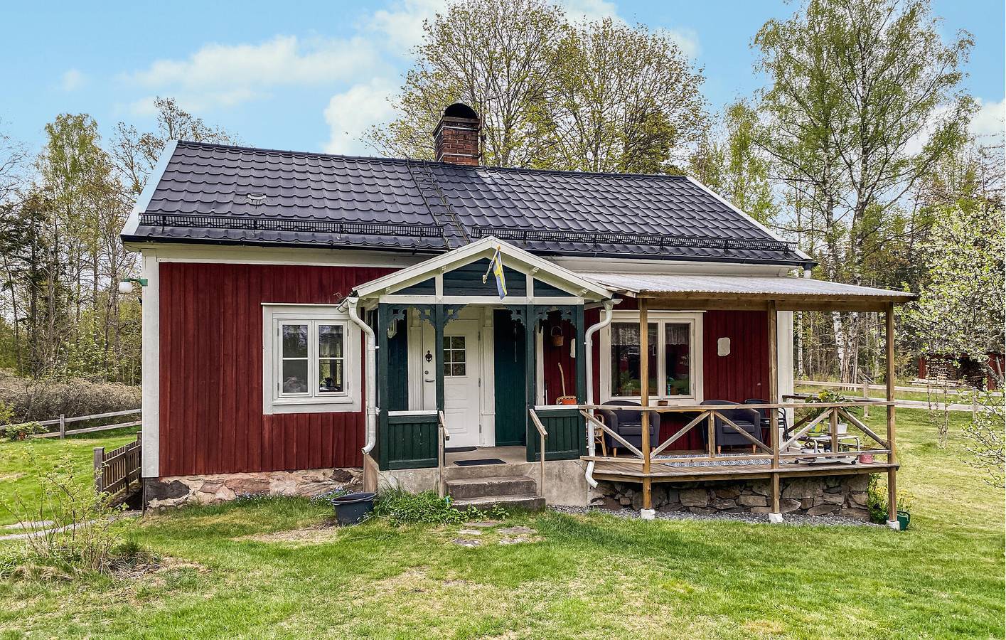 Hus för 4 Personer, med trädgård