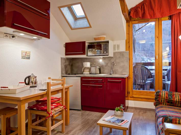 Location de vacances pour 4 personnes, avec balcon à Brides-les-Bains