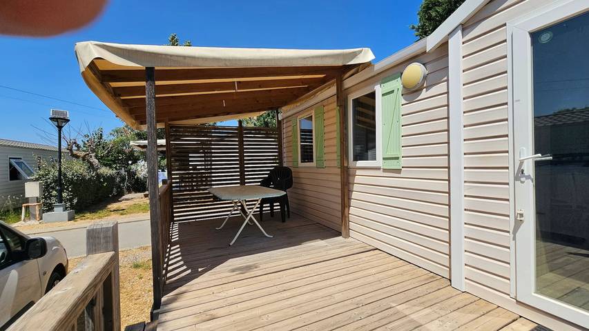 Bungalow pour 6 personnes, avec terrasse et piscine, animaux acceptés - 1
