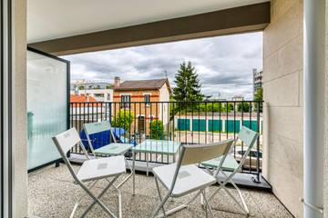 Gîte pour 4 personnes, avec balcon à Bondy