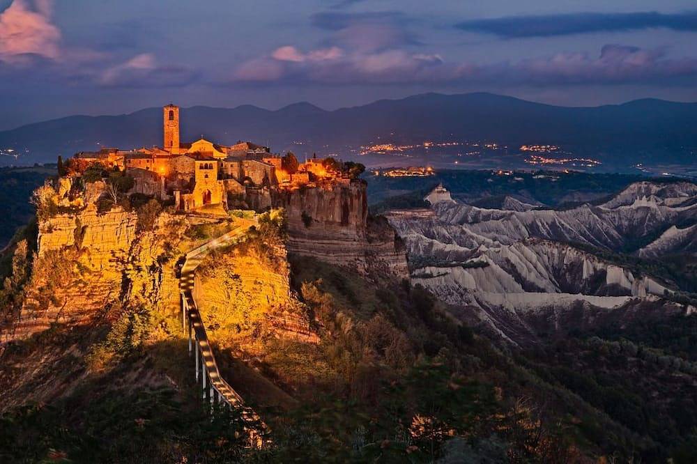 In the bathing countryside in Bagnoregio, Viterbo Provinz