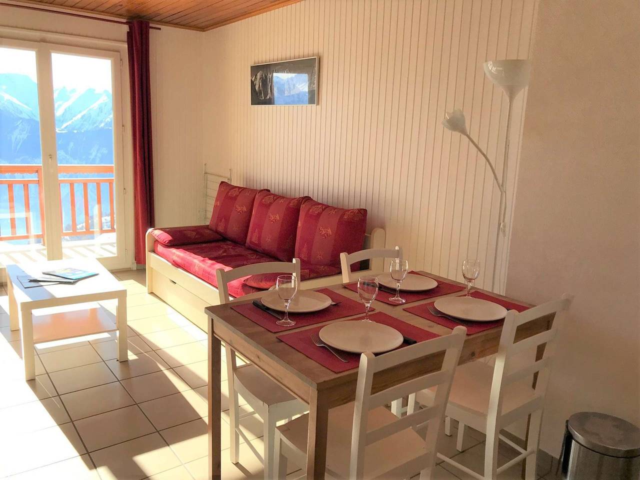 Hel lejlighed, 2-room apartment, 5 people, ski-in/ski-out, Wi-Fi, pets allowed - Vieil Alpe in Huez, Écrins National Park