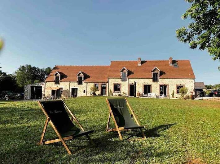 Location de vacances pour 2 personnes, avec Terrasse et Jardin à Bazoches-sur-Hoëne