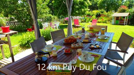 Chambre d’hôte pour 5 personnes, avec jardin et vue à Saint-Paul-en-Pareds