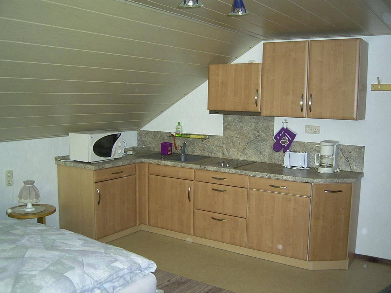 Ganze Ferienwohnung, Gästezimmer & Ferienwohnung Kapp - 1-Raum-Appartement mit Kochnische in Auerbach, Chemnitz und Umgebung