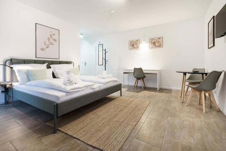 Ferienwohnung für 2 Personen, mit Terrasse und Ausblick