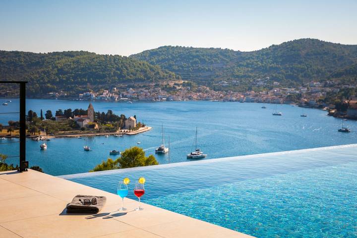Villa für 15 Personen, mit Terrasse, mit Haustier auf Vis