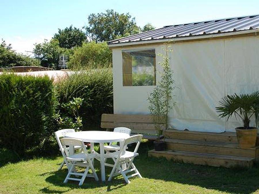 Camping du Golf - Bungalow de lona 4 personas - Beurdy 20 - sin instalaciones sanitarias 21 m2 in Dives-sur-Mer, Region de Lisieux