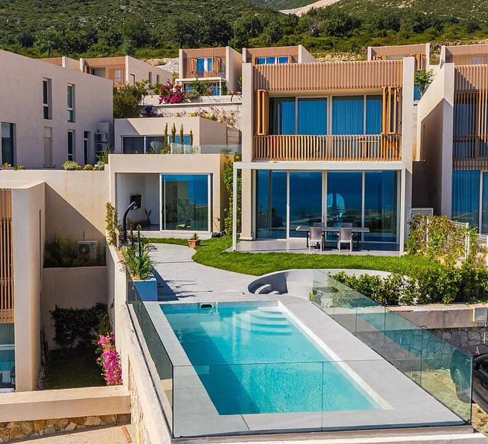 Villa mit pool für 8 Personen, mit Ausblick und Pool sowie Kinderpool und Garten, mit Haustier in Albanien - 2