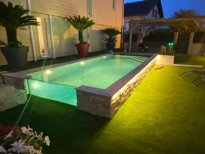 Hôtel pour 4 personnes, avec vue et sauna ainsi que piscine et balcon à Sermersheim - 2