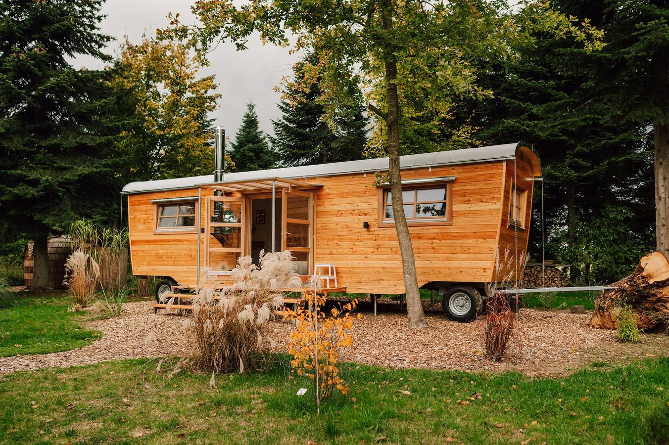 Modernes Tiny House im Oldenburger Münsterland in Emstek, Naturpark Wildeshauser Geest