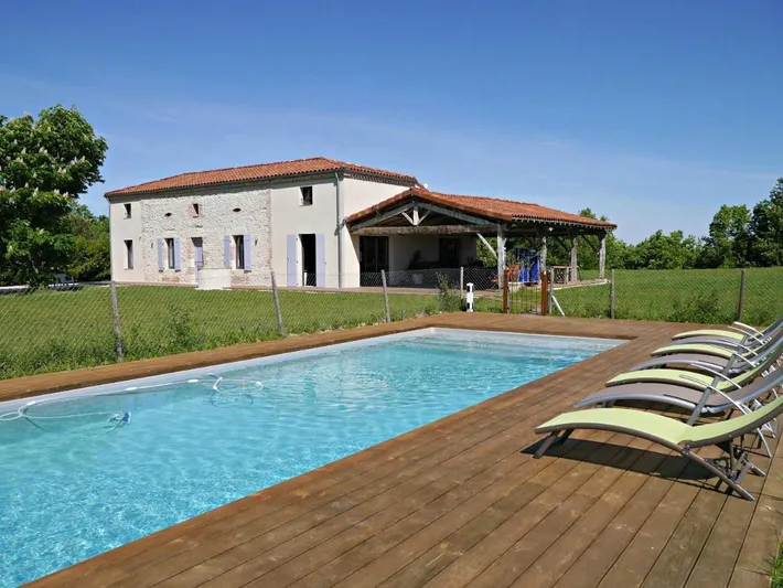 Maison de vacances pour 15 personnes, avec piscine ainsi que vue et jardin, animaux acceptés - 1