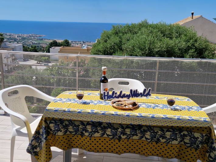 Appartamento per 4 persone, con Balcone a Valderice