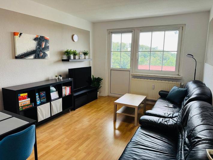 Gîte pour 4 personnes, avec Balcon ainsi que Jardin et Vue dans Konigerode - 4