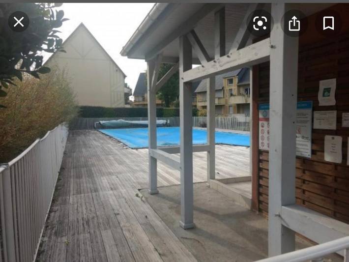 Gîte pour 5 personnes, avec vue ainsi que balcon et piscine à Touques - 3