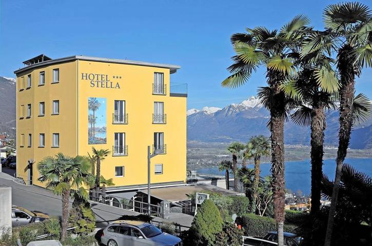Hotel für 2 Personen, mit Balkon und Terrasse sowie Garten und Pool in Orselina