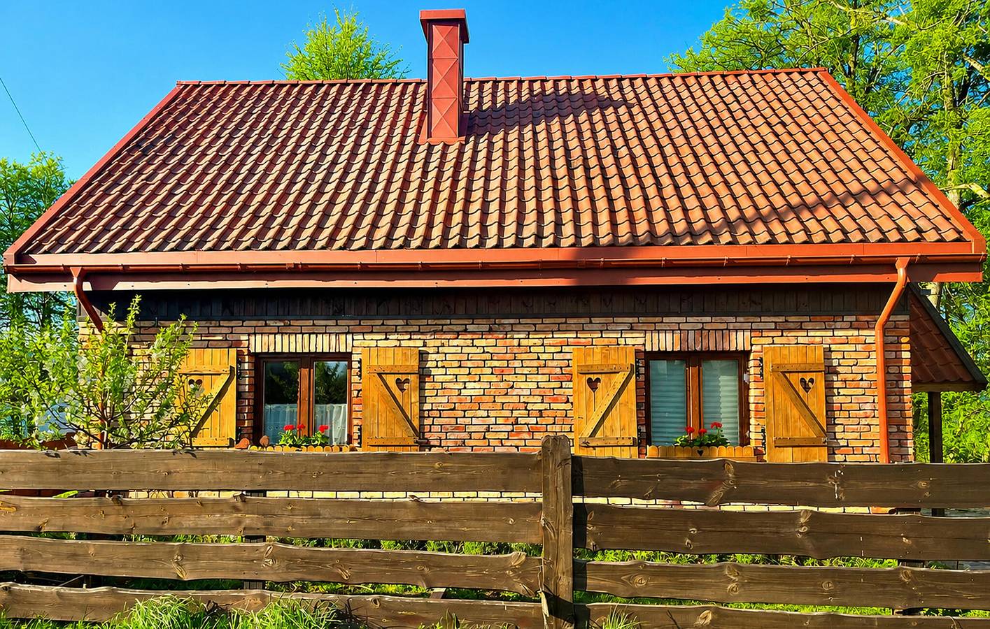 Ferienhaus für 6 Personen mit Terrasse in Ermland-Masuren