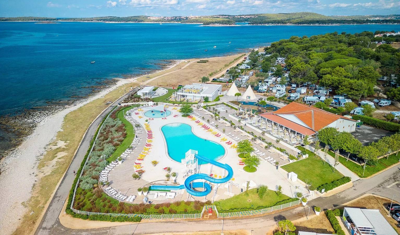 Camping für 5 Personen in Medulin, Südküste Istrien