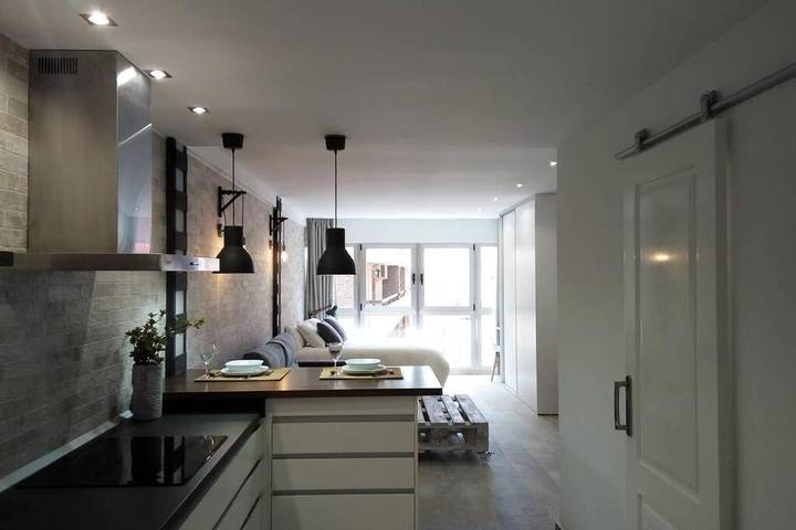 Loft voor 4 personen, met uitzicht in Alicante