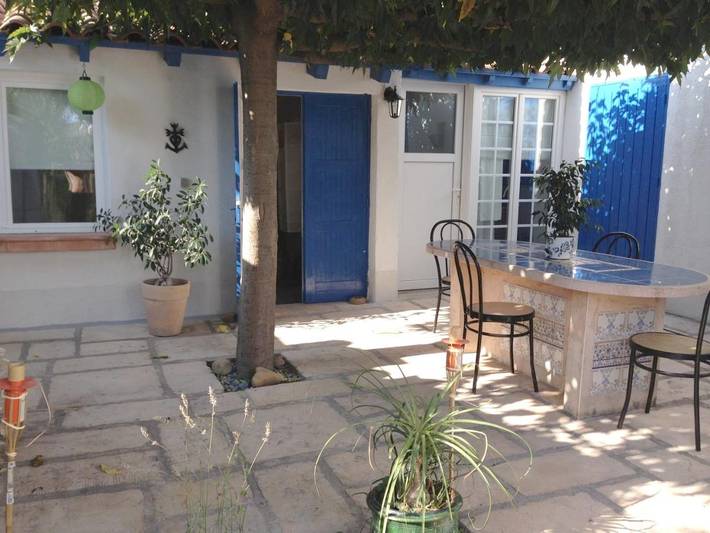 Location de vacances pour 2 personnes, avec Terrasse et Jardin à Saint-Laurent-d'Aigouze