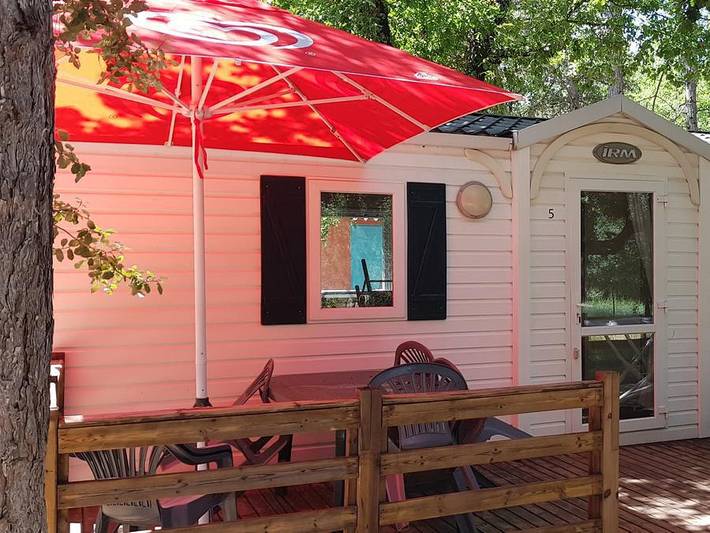 Mobil home pour 6 personnes, avec bassin pour enfant, animaux acceptés à Vagnas - 2