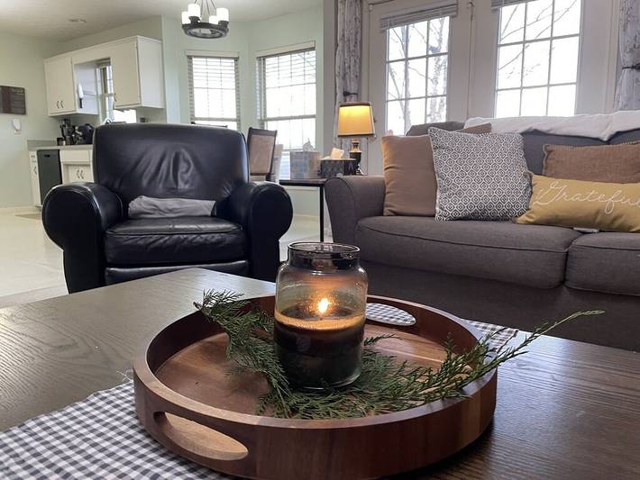 Vacation rental for 7 people, with yard and terrace in Jeffersonville (IN)